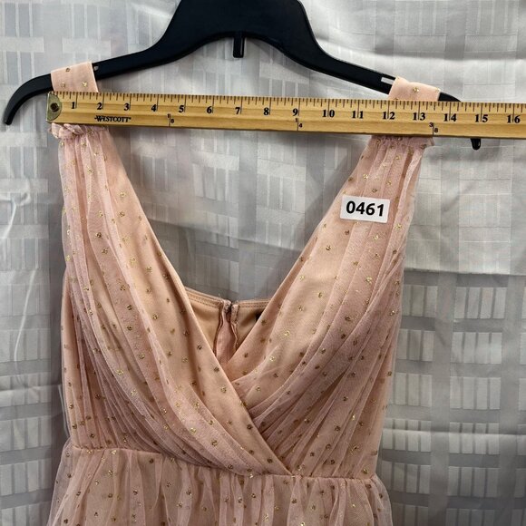 CITY TRIANGLES WOMEN/ YOUNG GIRLS DRESS SIZE 1COLOR ORANGE MELON CAP SLEEVE - Picture 5 of 13